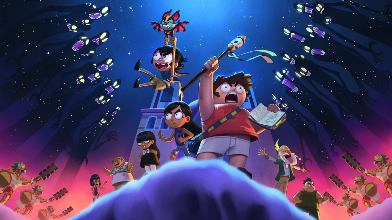 Victor and Valentino backdrop