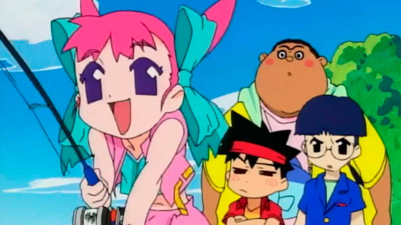 Dotto! Koni-chan backdrop