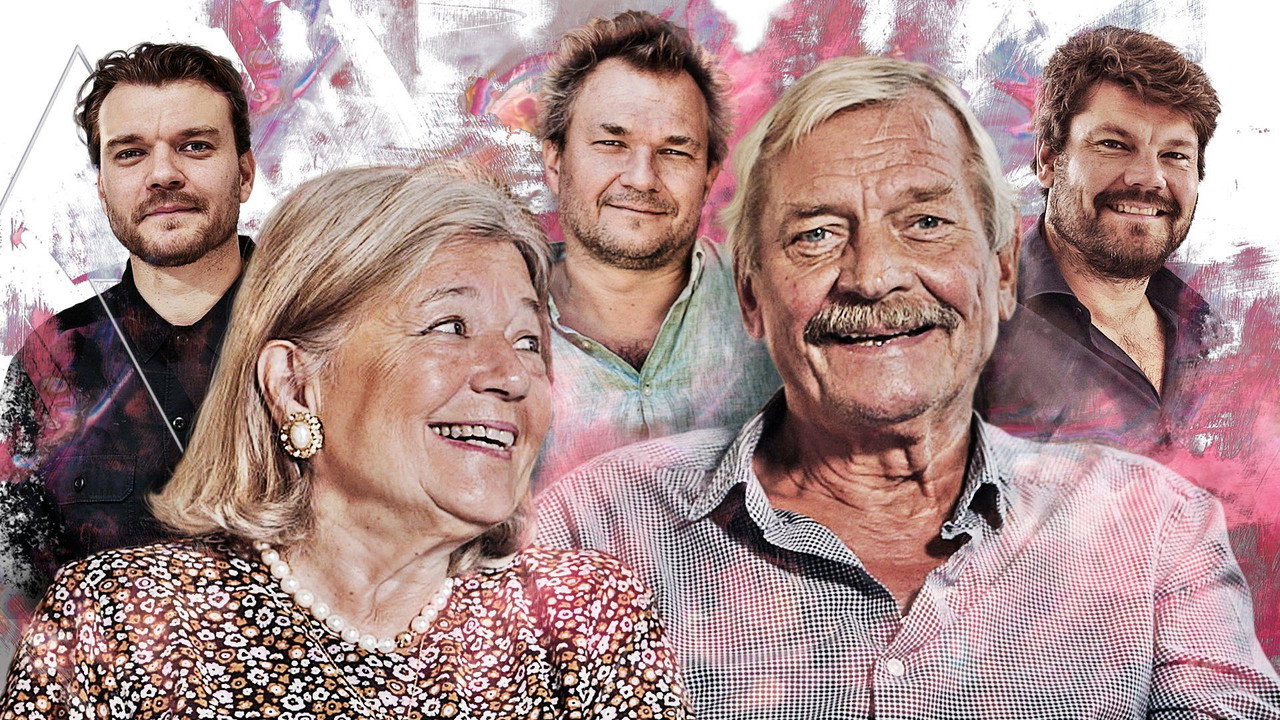 Familien Asbæk backdrop