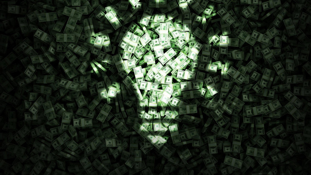 Million Dollar Genius backdrop