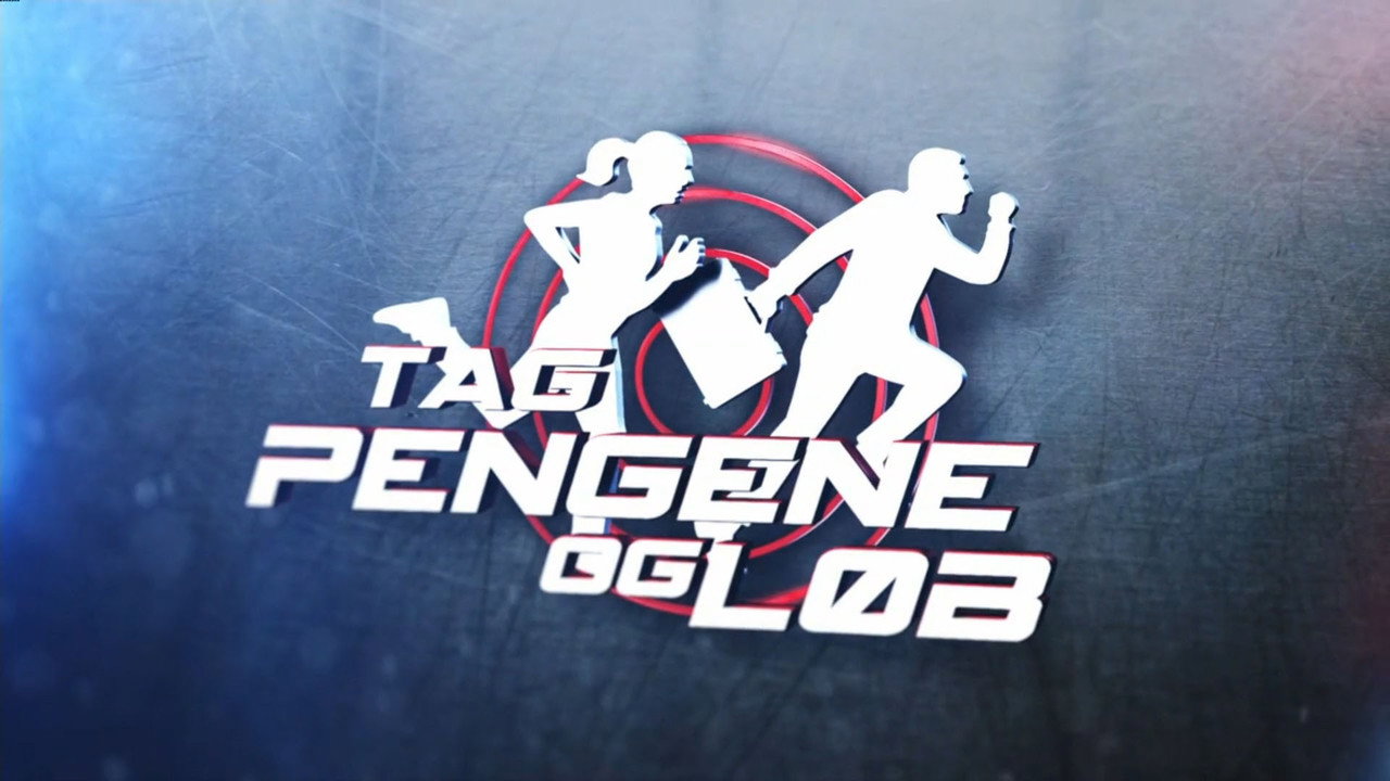 Tag pengene og løb backdrop