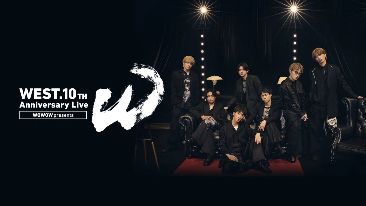 WOWOW presents WEST. 10th Anniversary Live "W" backdrop
