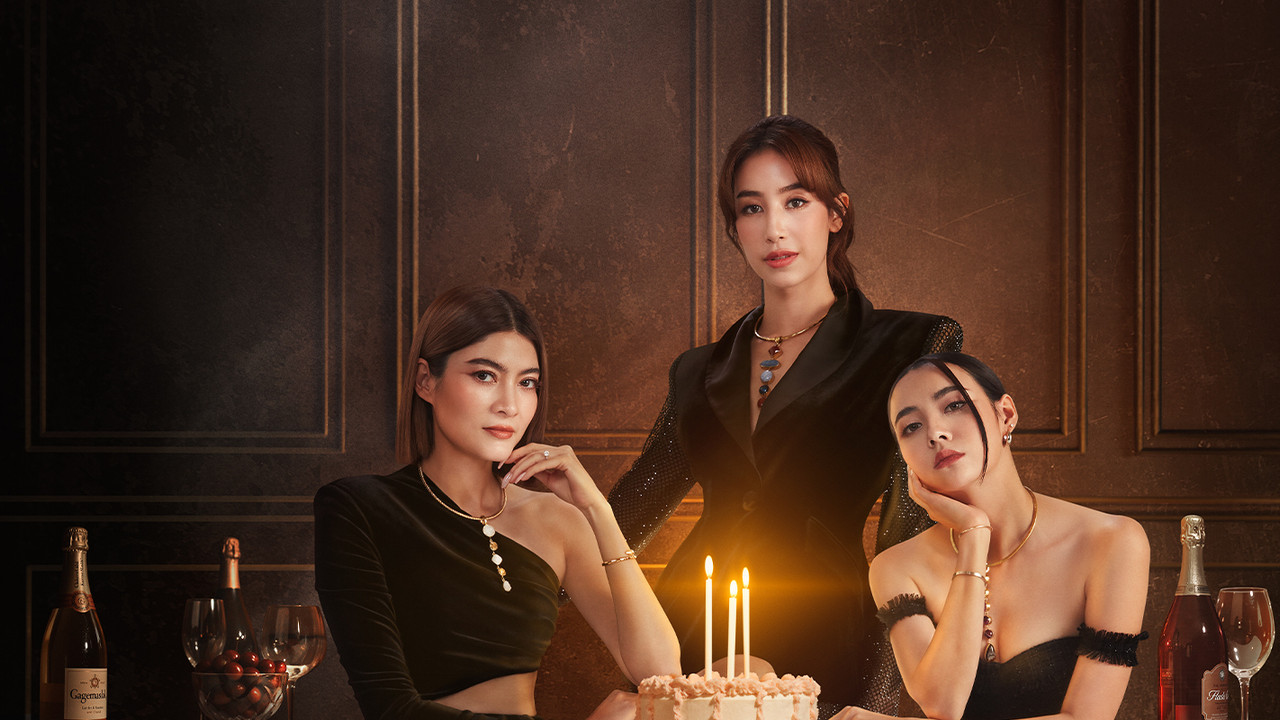 The Thirsty Thirty backdrop