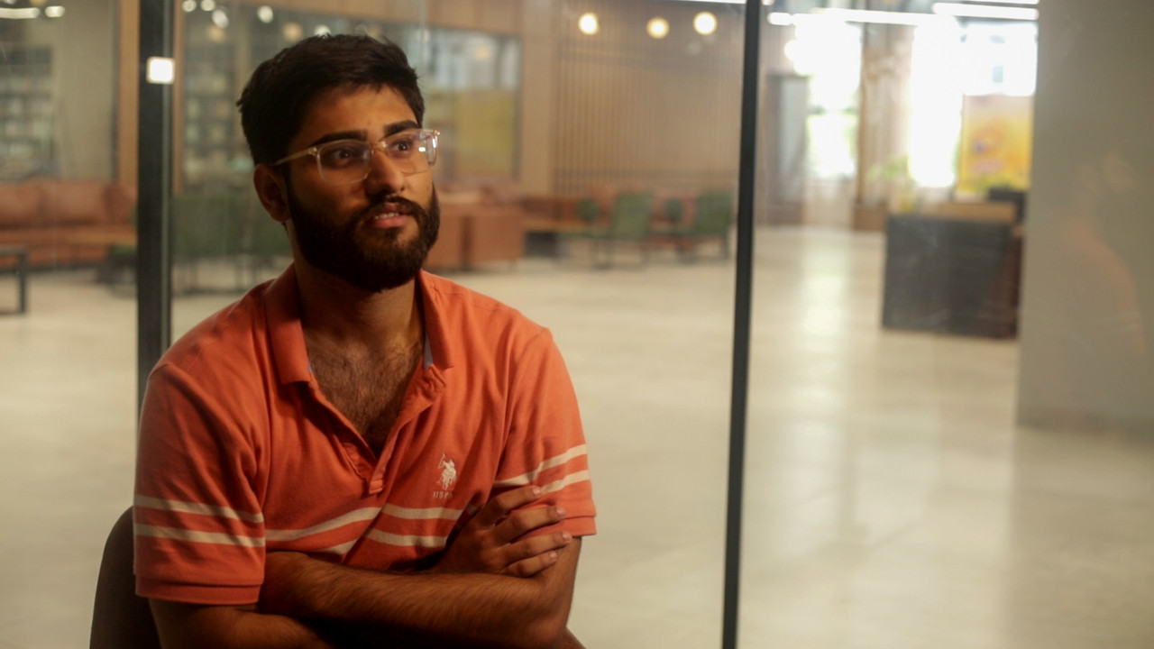 Questionnaire backdrop