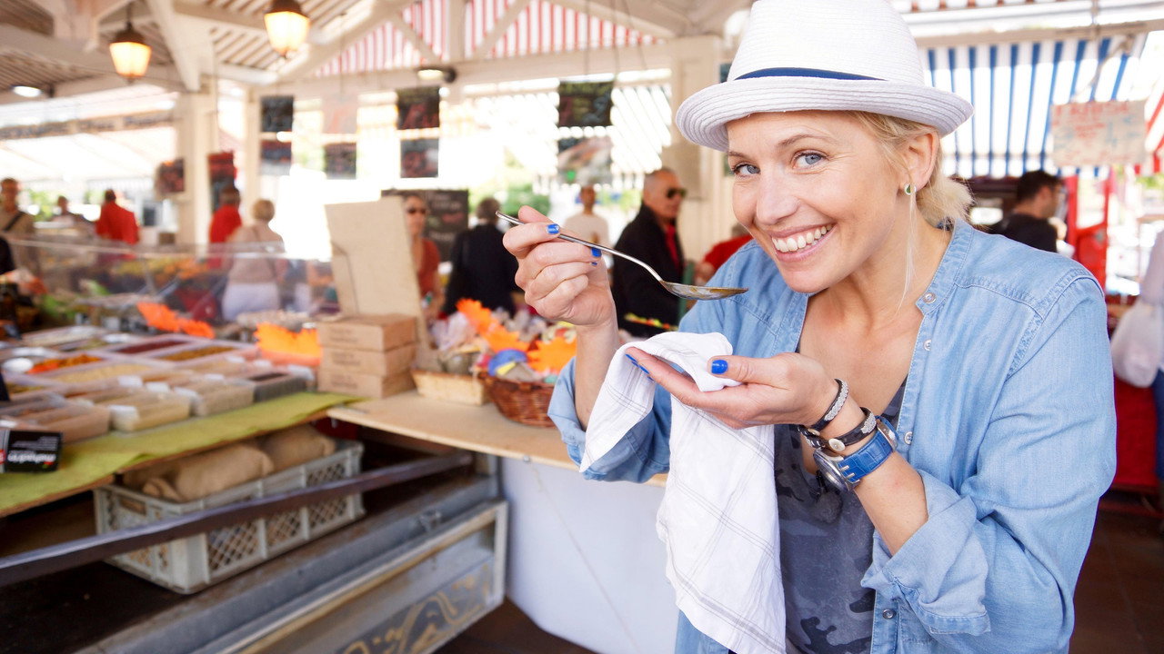 Tina på besök backdrop