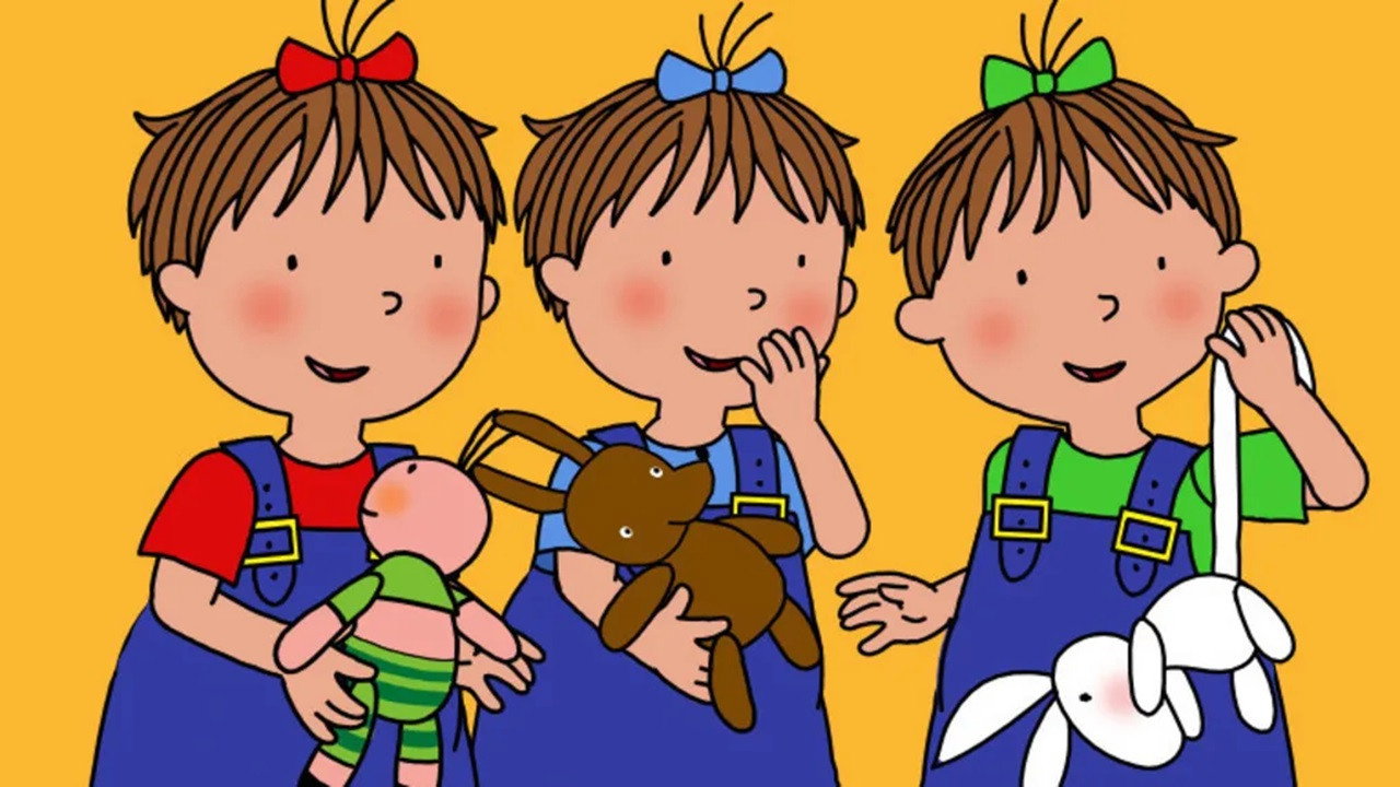 The Baby Triplets backdrop