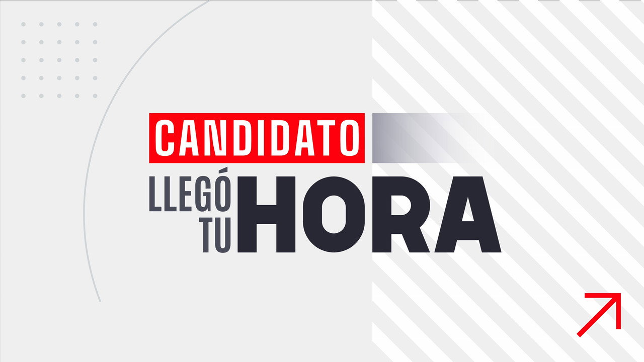 Candidato, llegó tu hora backdrop