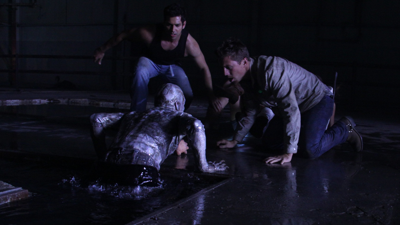 Underground backdrop