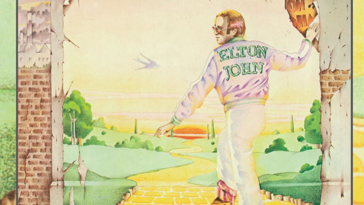 Elton John - Goodbye Yellow Brick Road backdrop