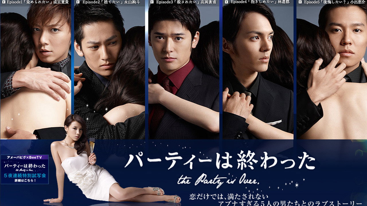 The Party is Over backdrop