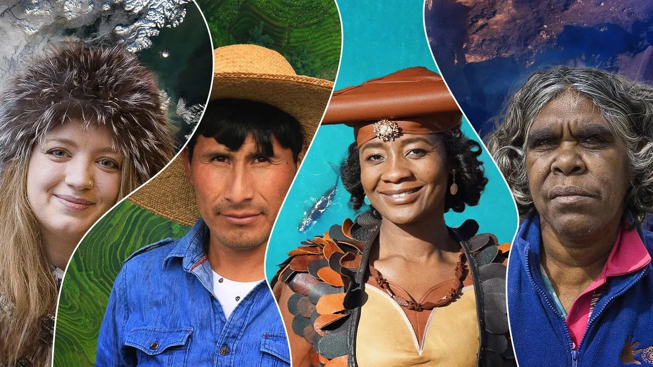 Unsere Kontinente backdrop