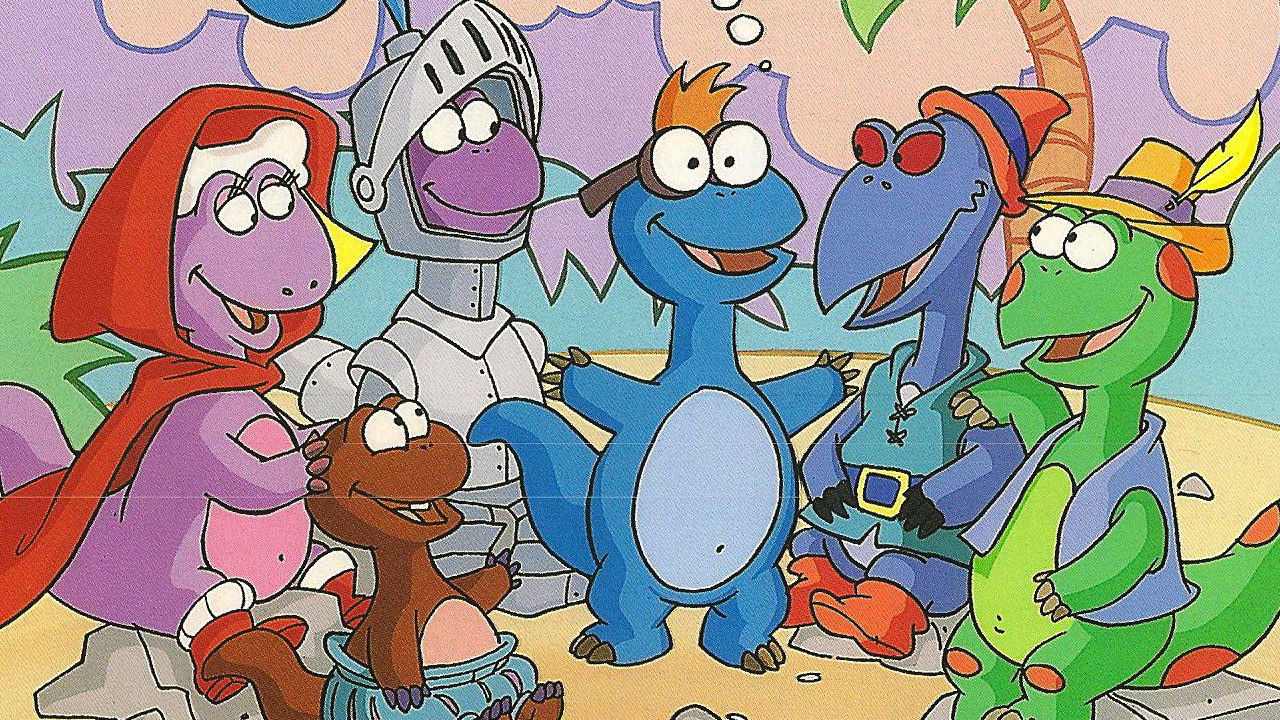Dino Babies backdrop