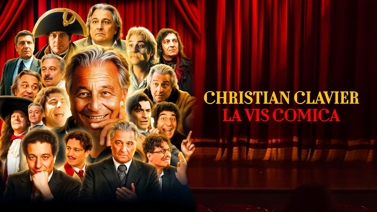 Christian Clavier: La Vis Comica backdrop