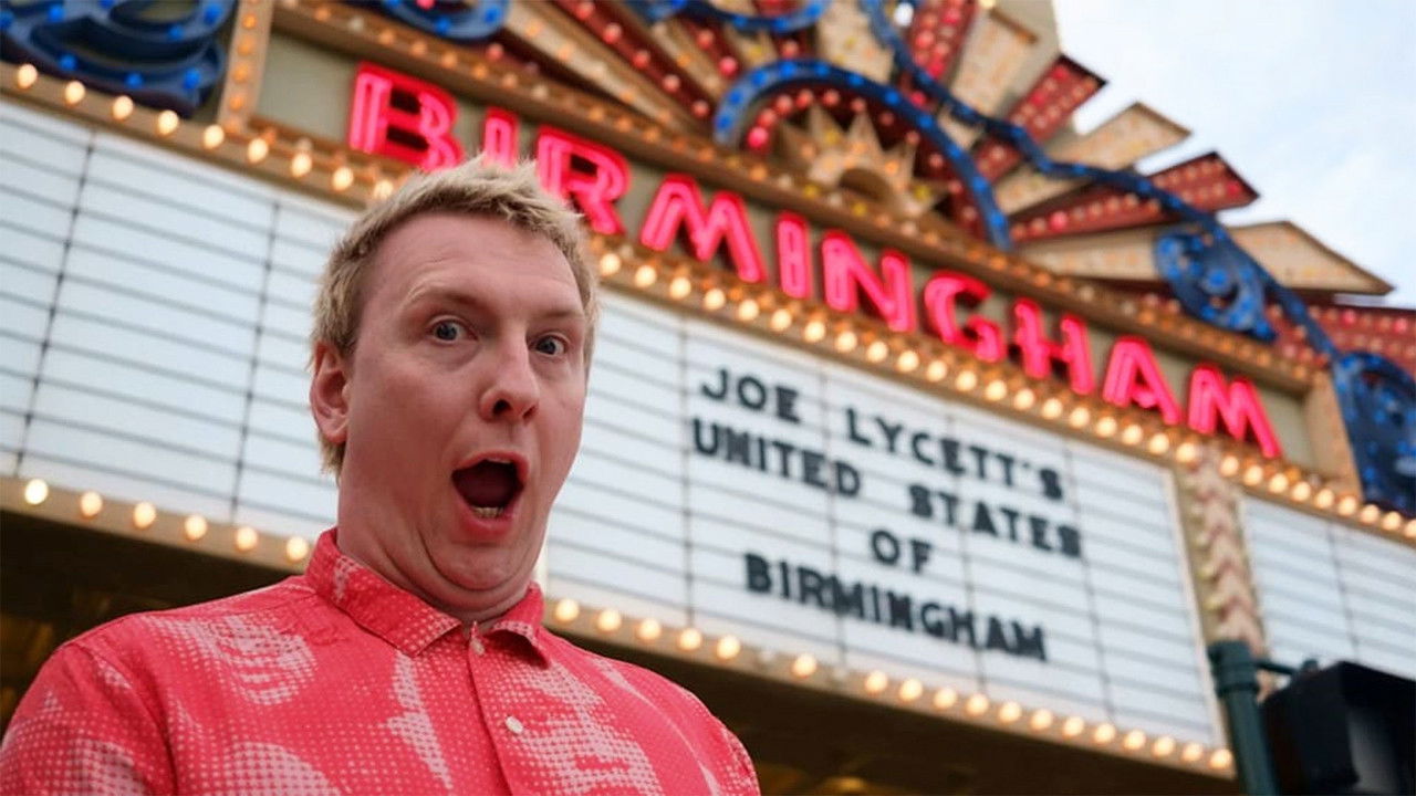 Joe Lycett’s United States of Birmingham backdrop