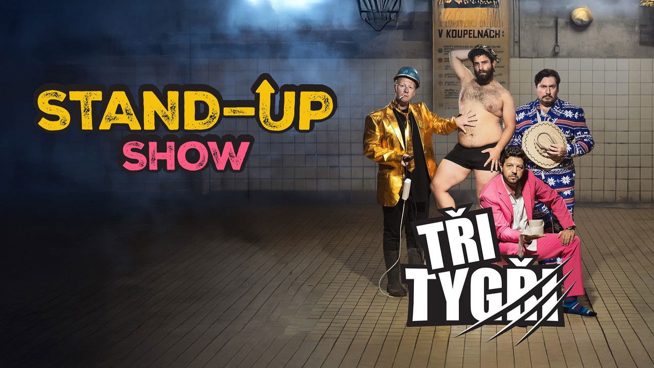 Tři tygři v BumBum Comedy backdrop