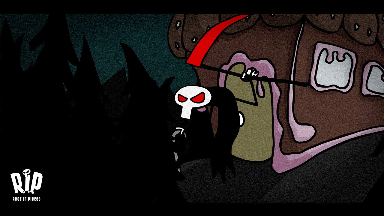 R.I.P. - Rest in Pieces backdrop