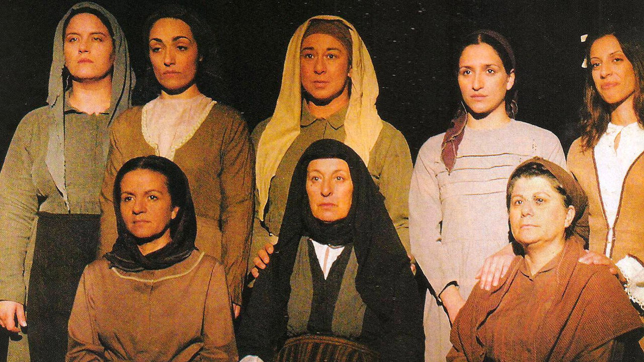 Oi genies tis siopis backdrop