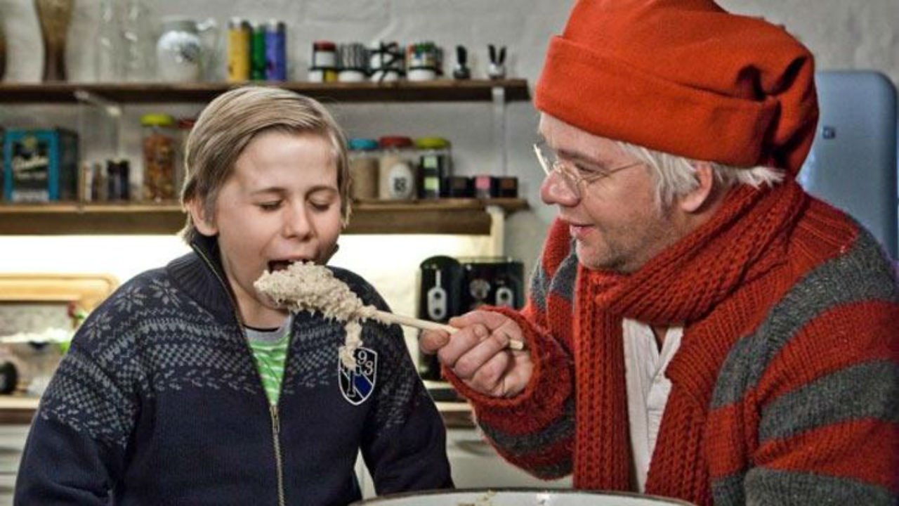 Ludvig & julemanden backdrop