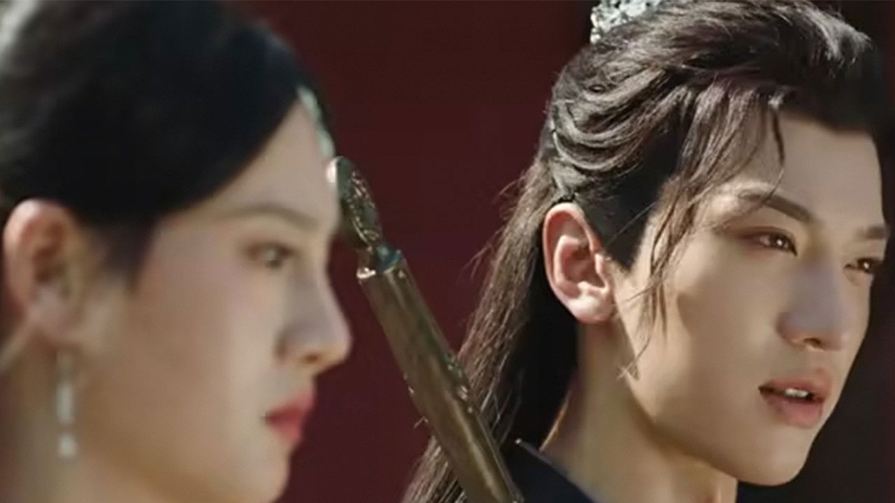 Blades Amid Blossoms backdrop