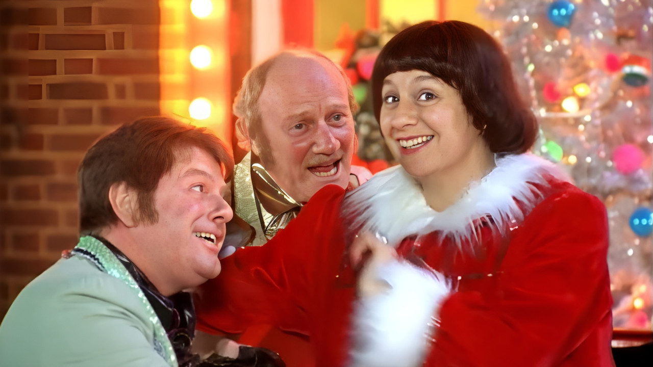 Victoria Wood with All The Trimmings backdrop