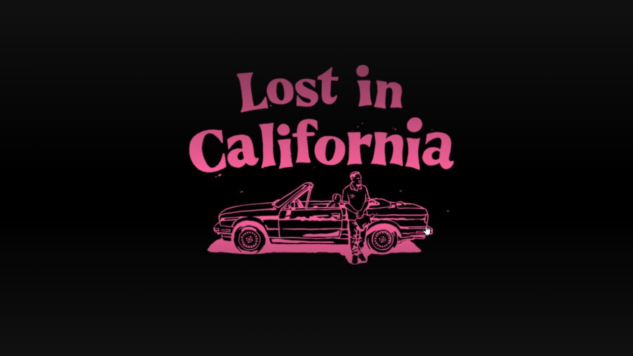 Lost in California backdrop