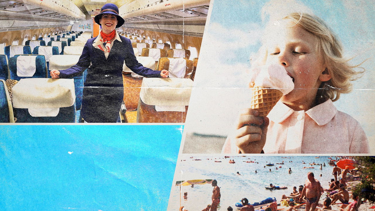 Holidaying in the 70s: Wish You Were Here backdrop