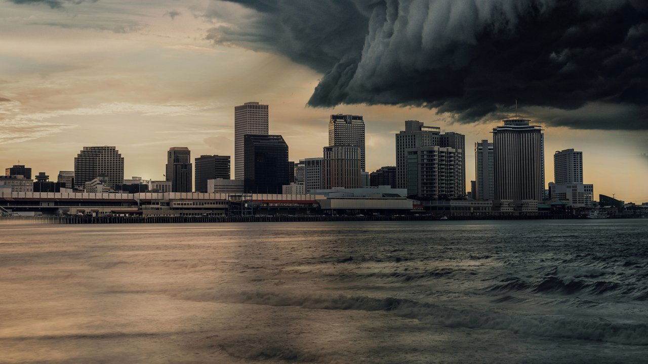 Hurricane Katrina: Race Against Time backdrop