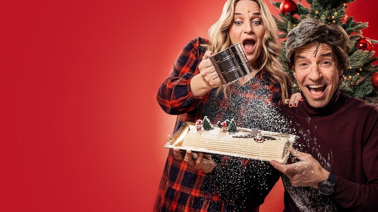 Snackmasters Kerst backdrop