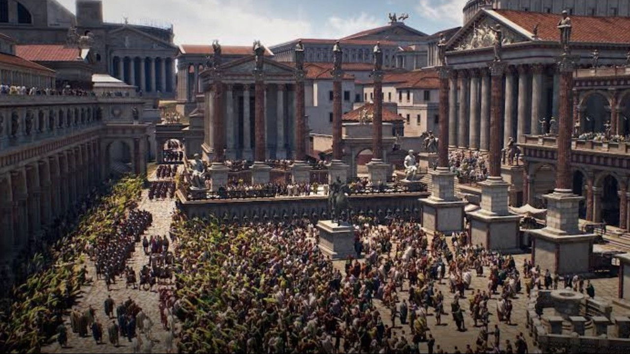 Rebuilding Ancient Rome backdrop