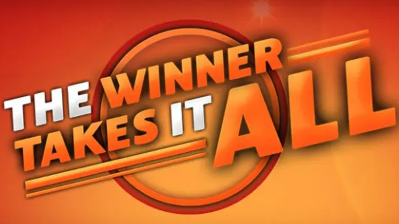 The Winner Takes It All backdrop