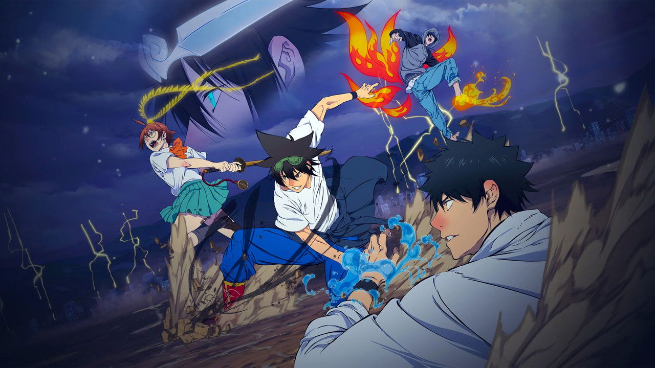 The God of High School backdrop