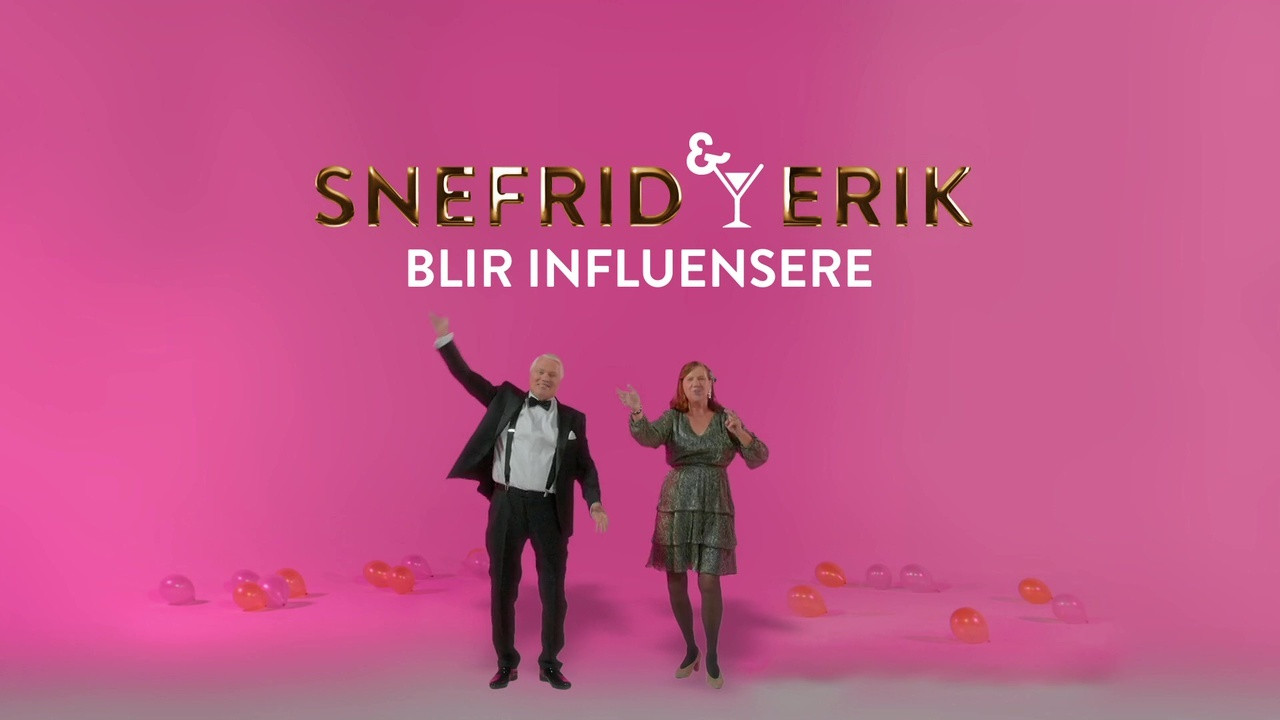 Snefrid og Erik blir influensere backdrop