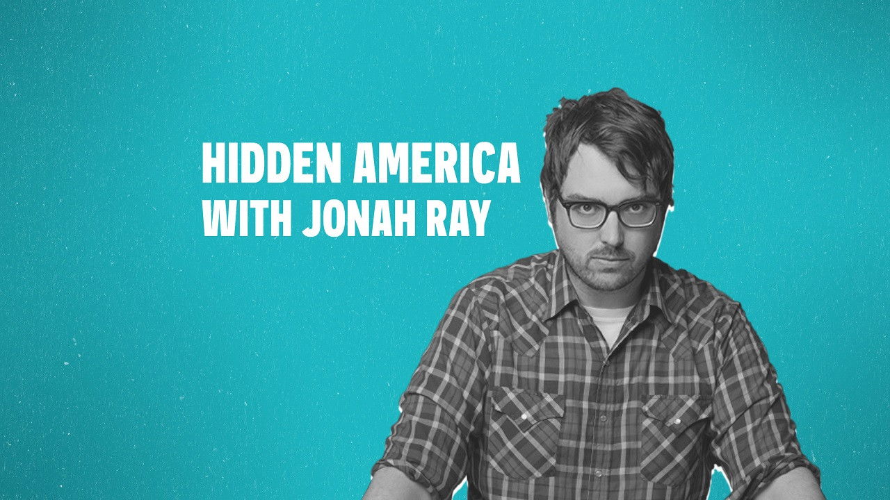 Hidden America with Jonah Ray backdrop