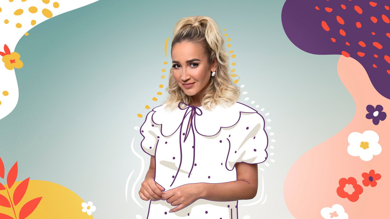 Бузова на кухне backdrop