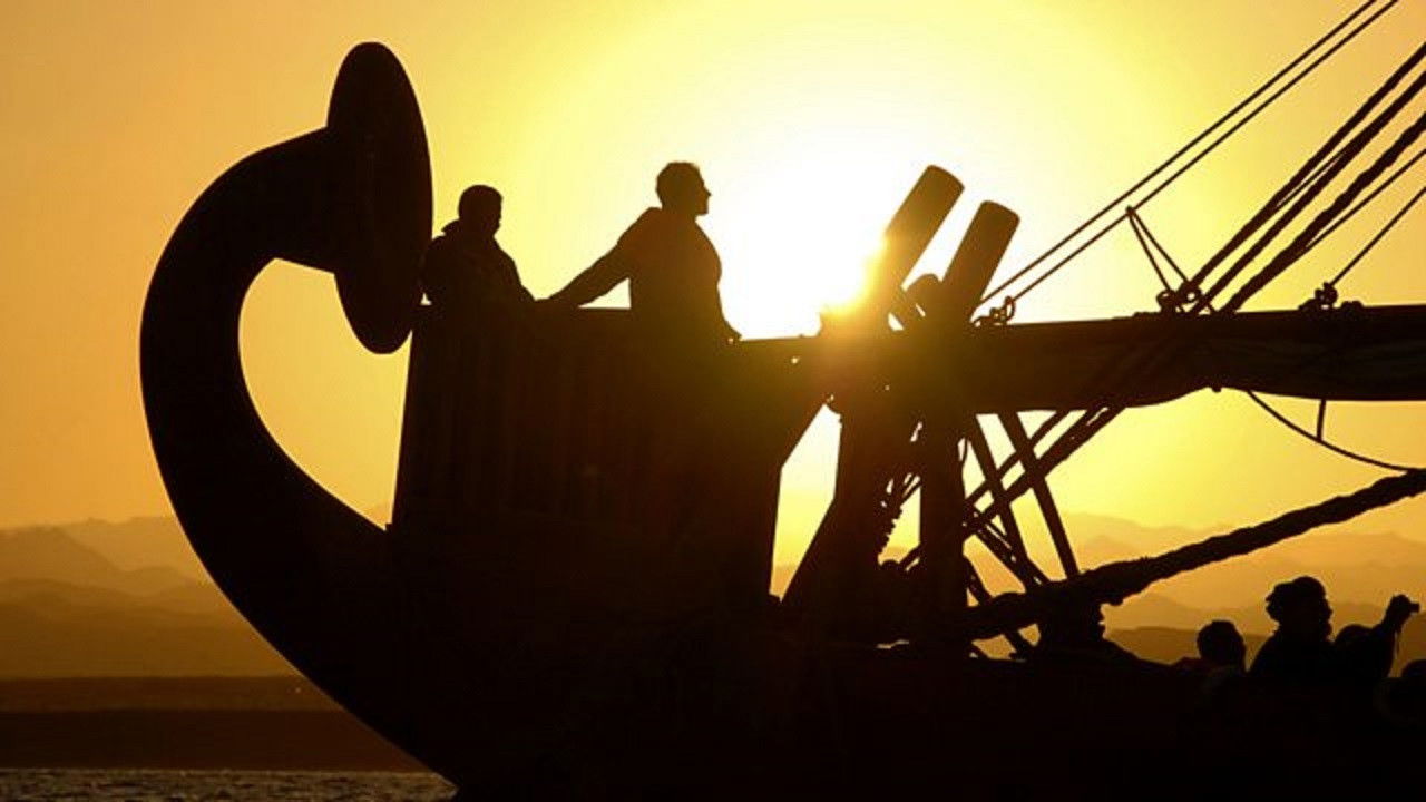 The Pharaoh Who Conquered the Sea backdrop