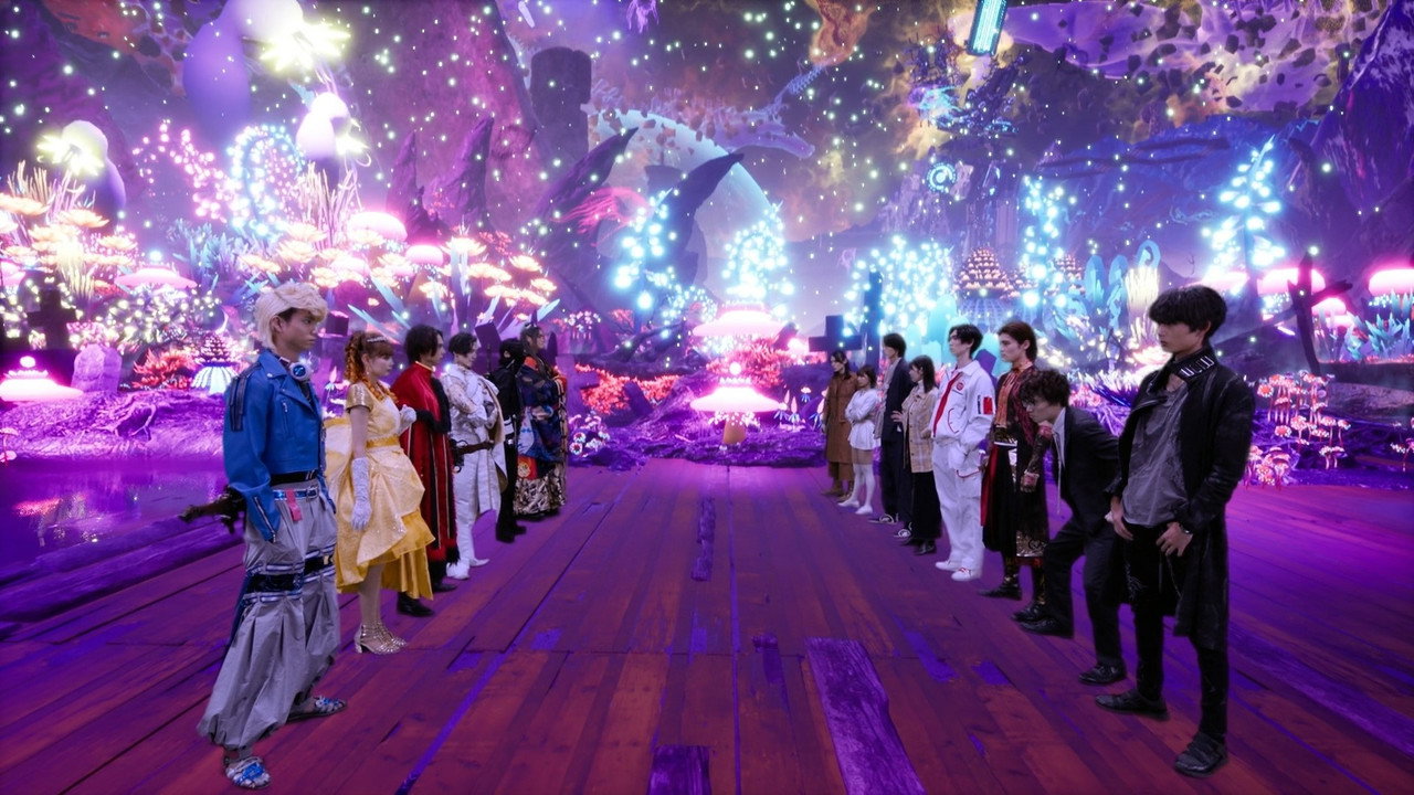 Ohsama Sentai King-Ohger vs. Donbrothers backdrop