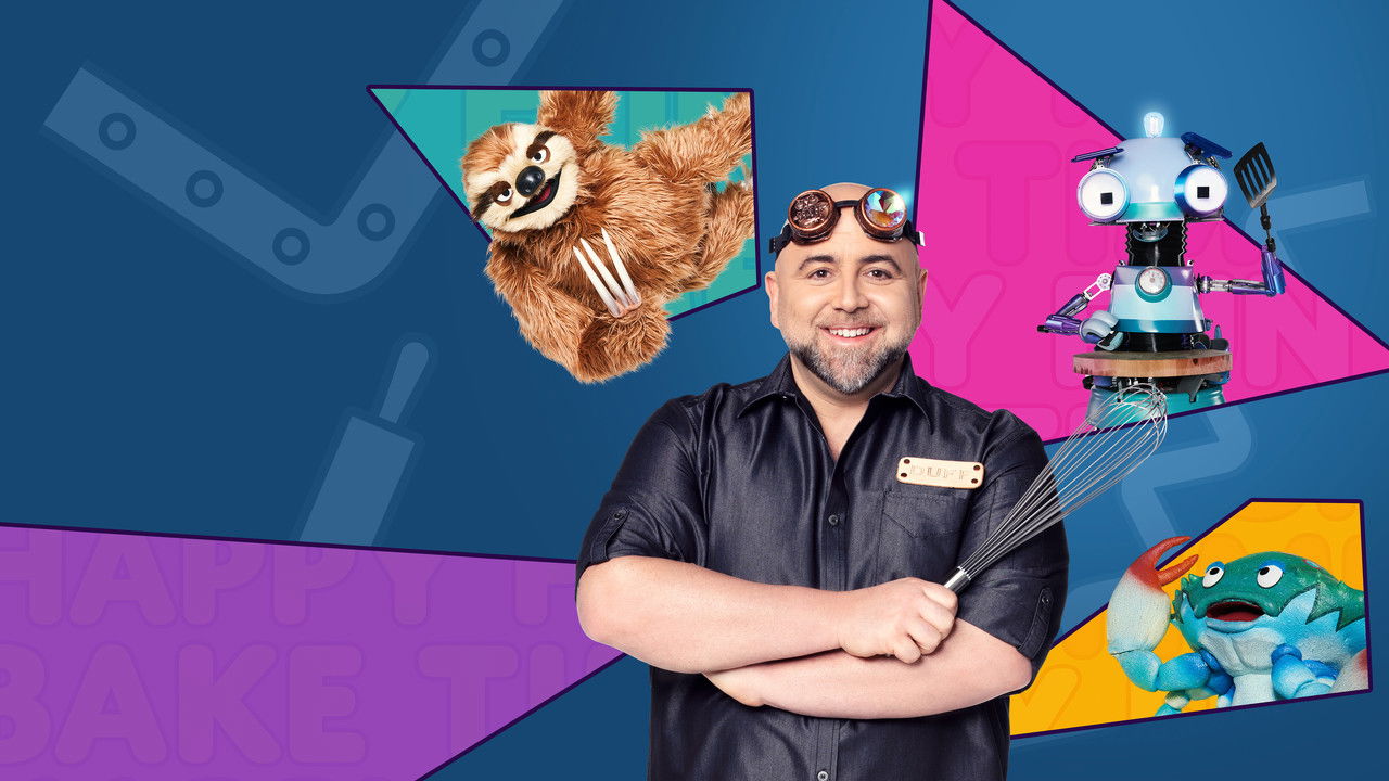 Duff's Happy Fun Bake Time backdrop