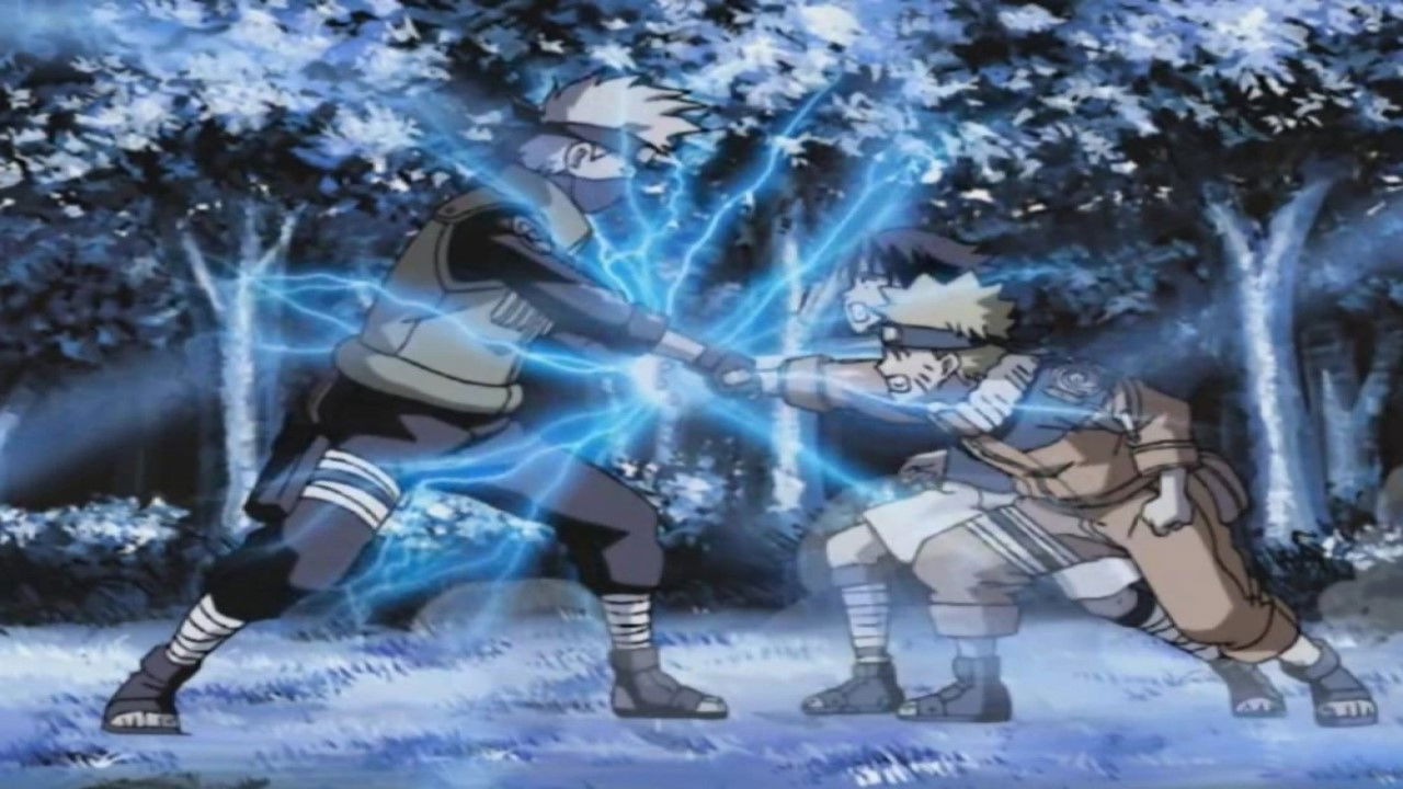 Naruto OVA 4: Finally a Clash! Jounin VS. Genin!! Indiscriminate Grand Melee Tournament!! backdrop