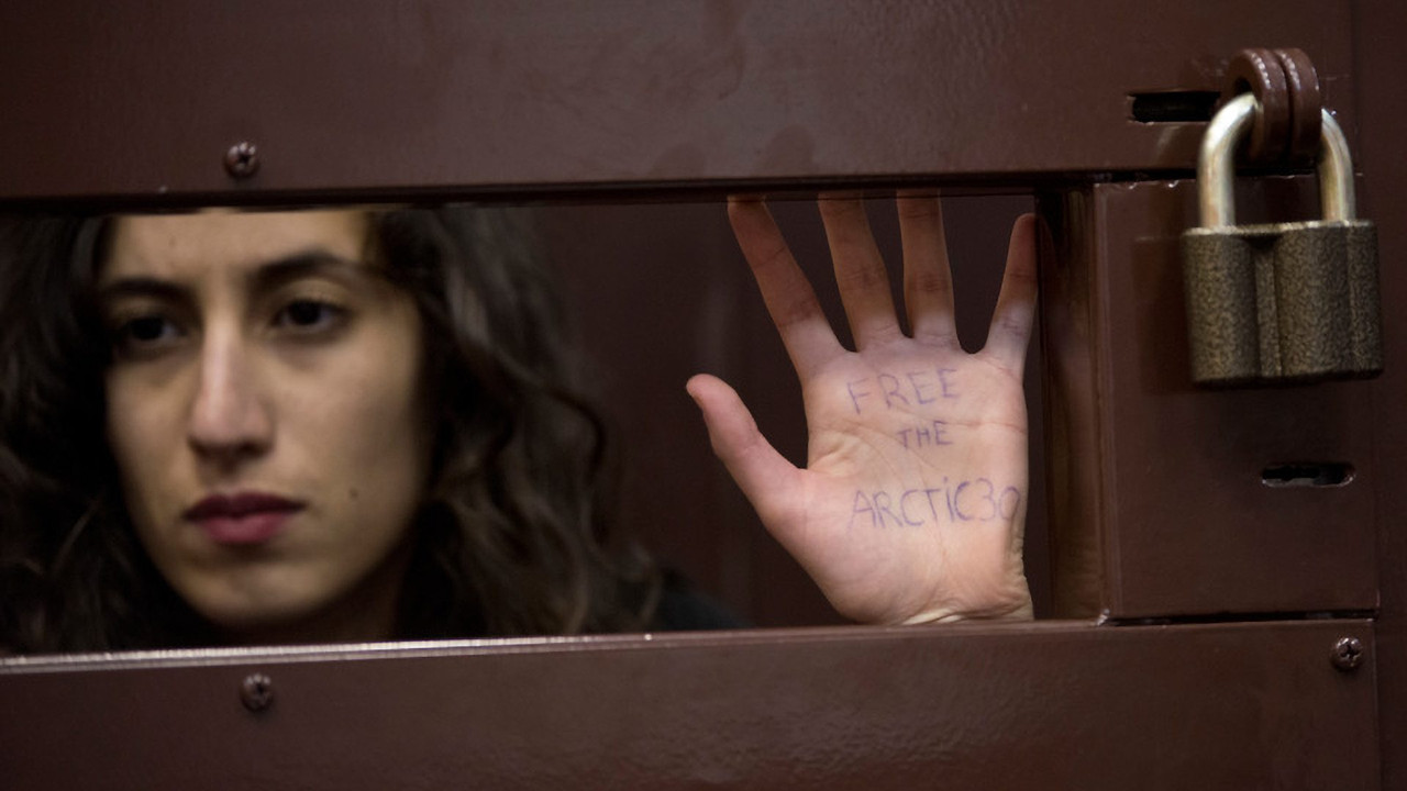 On Thin Ice: Putin v Greenpeace backdrop