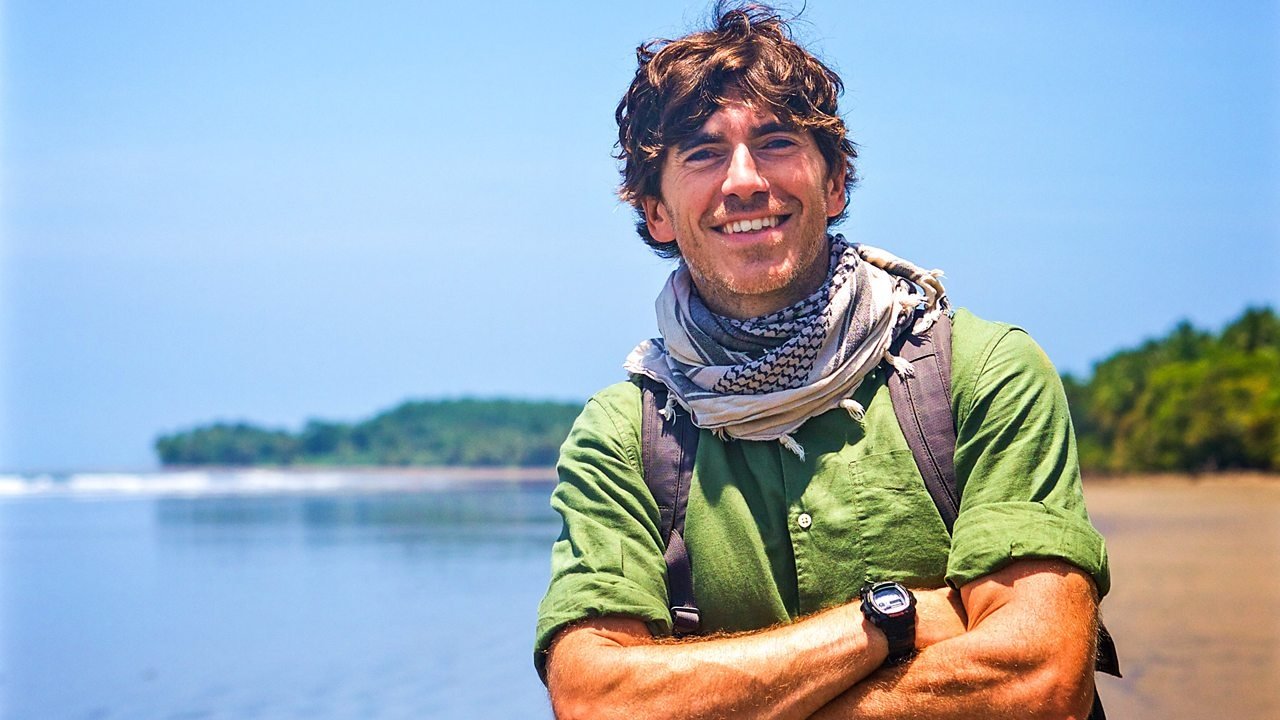 The Americas with Simon Reeve backdrop