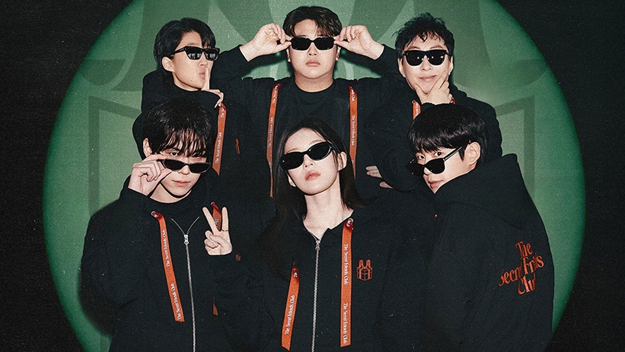 The Secret Friends Club backdrop