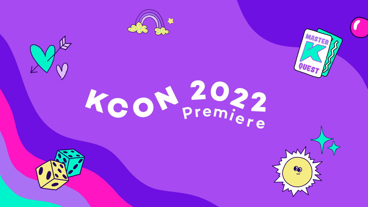 KCON 2022 Premiere backdrop