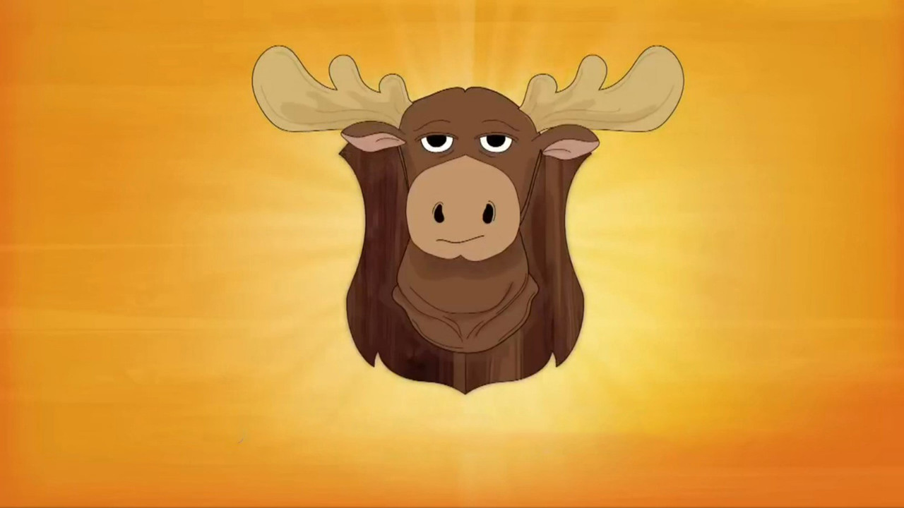 Judgmental Moose backdrop