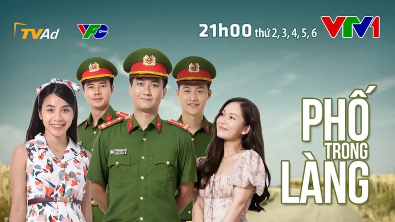 Phố trong làng backdrop