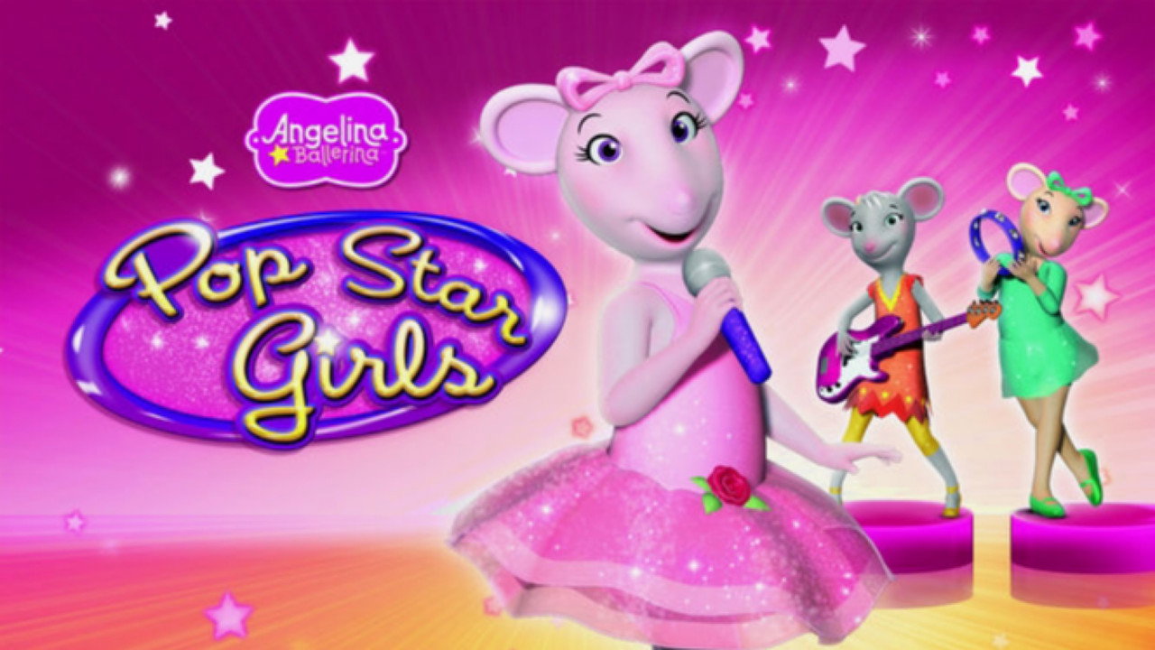Angelina Ballerina: Pop Star Girls backdrop