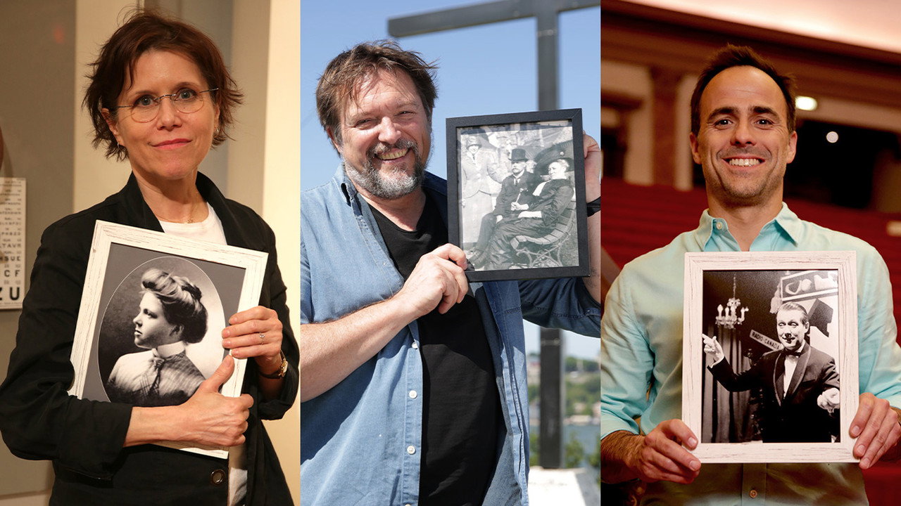 Dans les pas de… backdrop