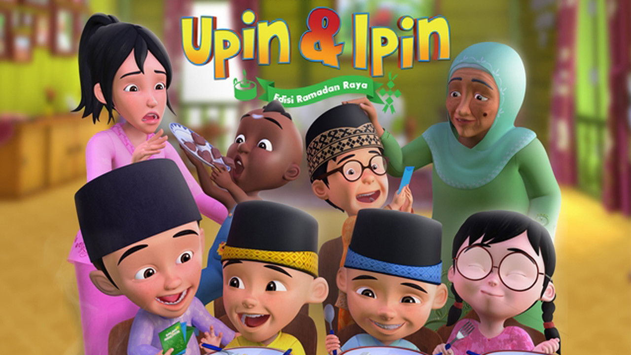 Upin & Ipin Edisi Ramadan Raya backdrop