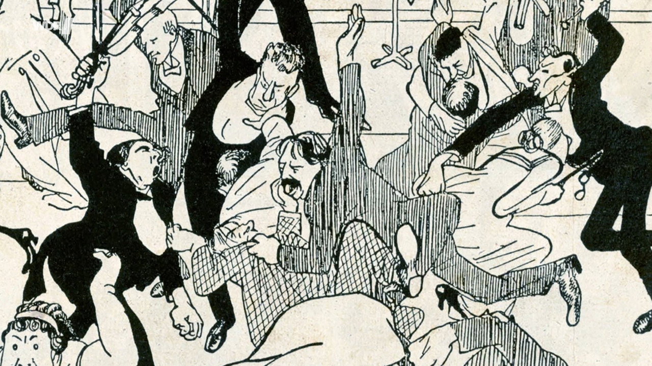 Music, War and Revolution backdrop