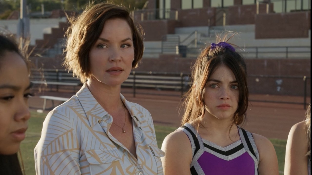 Deadly Cheer Mom backdrop