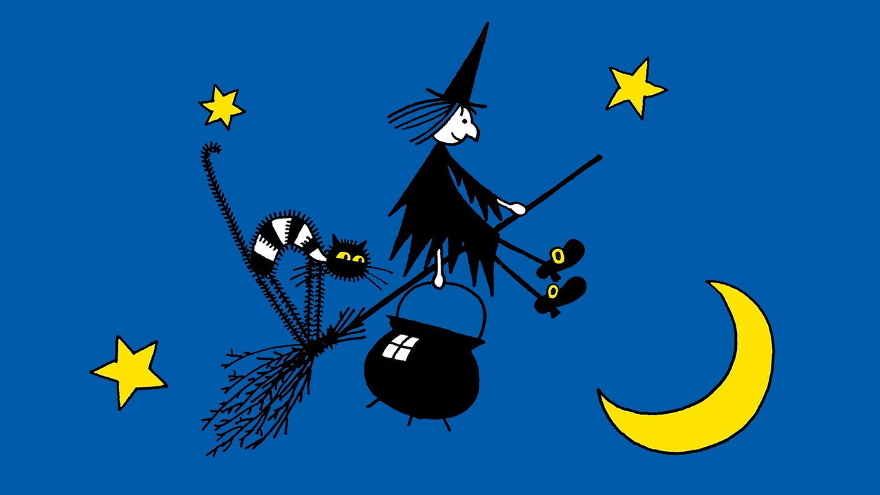 Meg and Mog backdrop